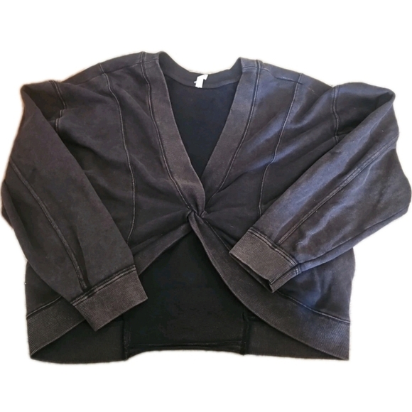 Free People Movement Womens Faded Black Go For Gold Reversible Pull Over M - Picture 9 of 16